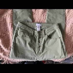 Olive Green Skinny Jeans